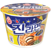 OTTOGI Лапша быстрого приготовления со вкусом грибов - Jin Ramen Mild Cup, 110гр.