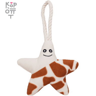 Mr.Kranch Игрушка Звездочка с канатом и пищалкой для собак мелких и средних пород 26х16х5см. — Корейские товары для всей семьи(КорОпт)