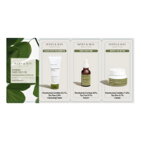 Mary&May Houttuynia Cordata Tea Tree Line - Набор саше 3 в 1: сыворотка, пенка и крем, 5 шт
