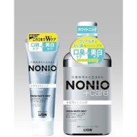LION Отбеливающий зубной ополаскиватель"Nonio" с защитой от неприятного запаха (аромат фруктов и мяты).