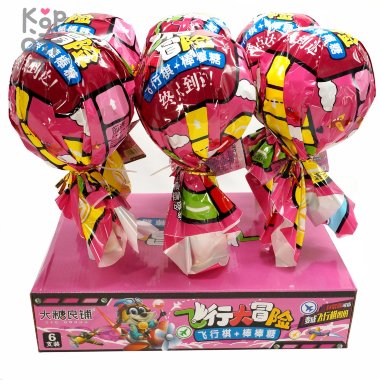 Леденец на палочке Big Sugar Airplane Battle Бойня самолетов, Гигантский Маракас — Корейские товары для всей семьи(КорОпт)