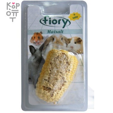FIORY био-камень для грызунов Maisalt с солью в форме кукурузы 90 г &mdash; Корейские товары для всей семьи(КорОпт)