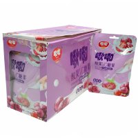 Конфеты Sour Fruit Vitamin C Soft Candy - Йогуртовая помадка с витамином С и вкусом кислого Винограда