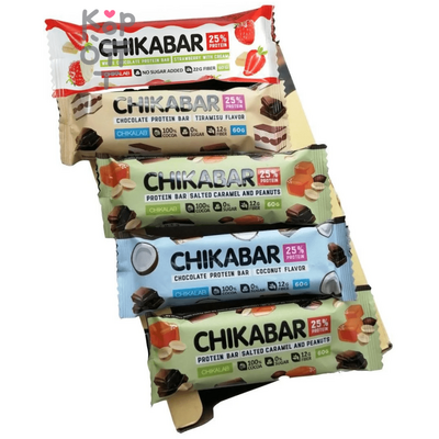 CHIKALAB Батончик глазированный с начинкой, 60 г