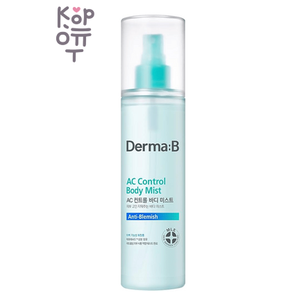 DERMA:B AC Control Body Mist - Освежающий спрей для тела, 200 мл