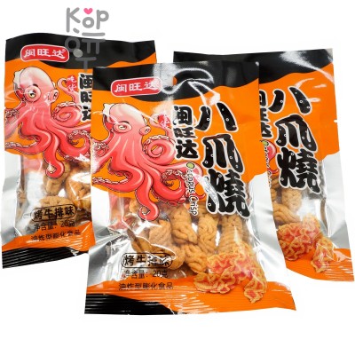 Чипсы Octopus Crisp Хрустящий Осьминожка, 20гр.