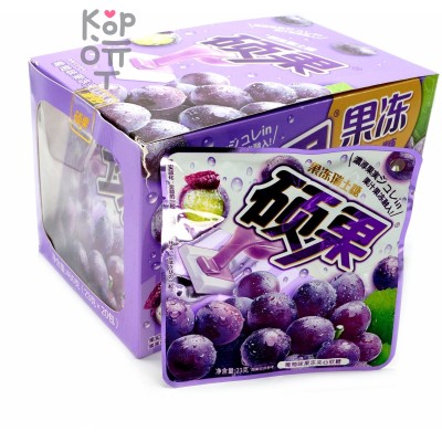 Жевательные конфеты Fruit Jelly с натуральным соком и вкусом Винограда