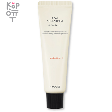 HYGGEE Real Sun Cream - Нежный солнцезащитный крем 50мл. — Корейские товары для всей семьи(КорОпт)