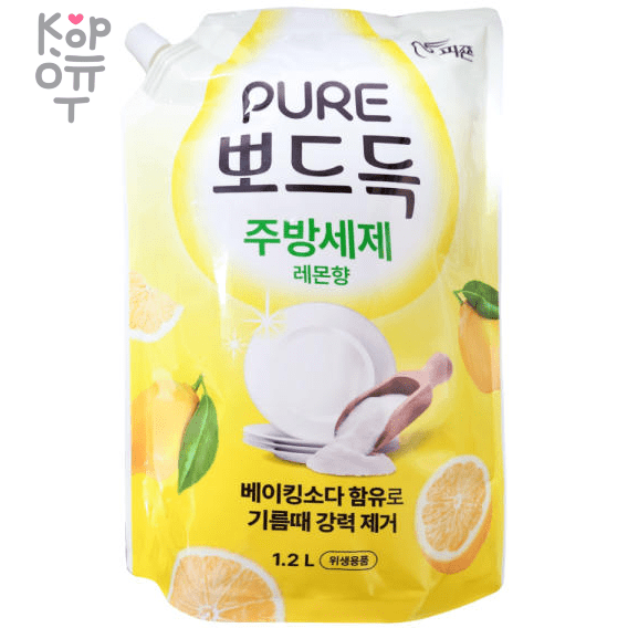 Pigeon Pure Dishwashing Liquid - Гель для мытья посуды, овощей и фруктов 1200мл., купить с доставкой на дом фото 1 — Корейские товары для всей семьи(КорОпт)