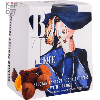 Трюфели с апельсином, Beyond Time, 200гр. &mdash; Корейские товары для всей семьи(КорОпт)