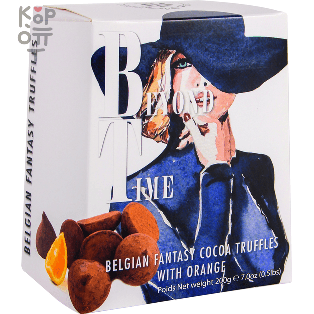 Трюфели с апельсином, Beyond Time, 200гр., купить с доставкой на дом фото 1 &mdash; Корейские товары для всей семьи(КорОпт)