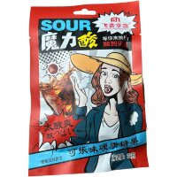 Кислые конфеты Feichang Sour Hard Candy с взрывным вкусом Колы