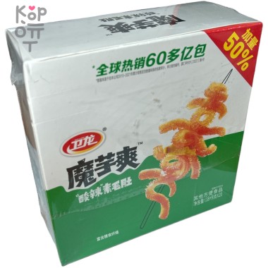 Снек Well long - Вегетарианский Волосатый рубец, с кисло-острым вкусом — Корейские товары для всей семьи(КорОпт)