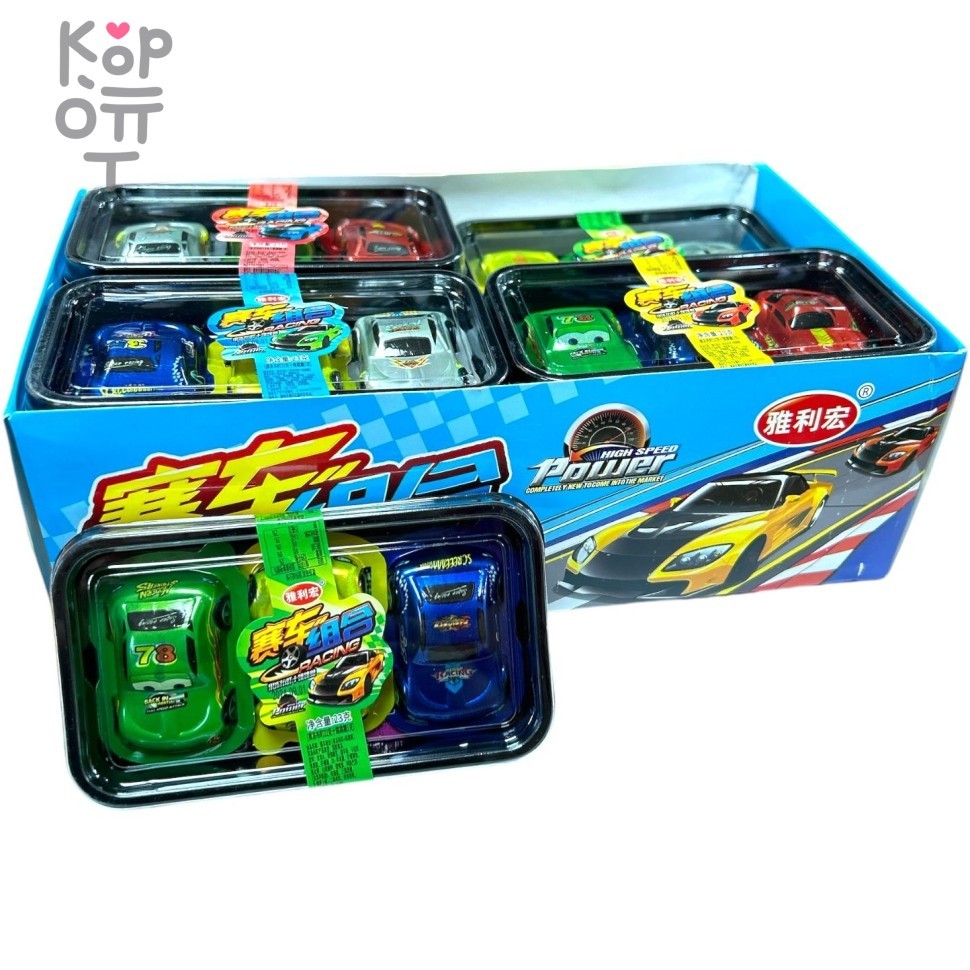 Жевательная конфета High Speed Power Candy - Гоночная комбинация с леденцом внутри