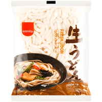 Samlip Fresh Udon Sanuki Удон свежий, японская лапша, без приправ, 3 порции, 600 г
