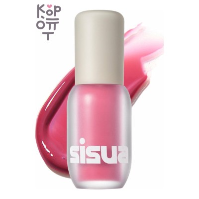 Unleashia Sisua Popcorn Syrup Lip Plumper 1 Strawberry Cream — Блеск-плампер для губ с микроиглами «розовый», 3,8 г