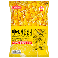 ILKWANG Vitamin C Lemon Candy - Леденцовая карамель с витамином С и вкусом Лимона, 280гр., коробка 10шт.
