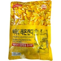 ILKWANG Vitamin C Lemon Candy - Леденцовая карамель с витамином С и вкусом Лимона, 280гр., коробка 10шт.