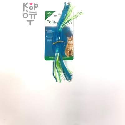 Feline Clean Dental Игрушка для кошек Конфетка прорезыватель с лентами, резина