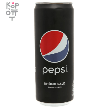 Pepsi Zero Calories - Напиток безалкогольный газированный Пепси без калорий, Вьетнам 320мл.  — Корейские товары для всей семьи(КорОпт)