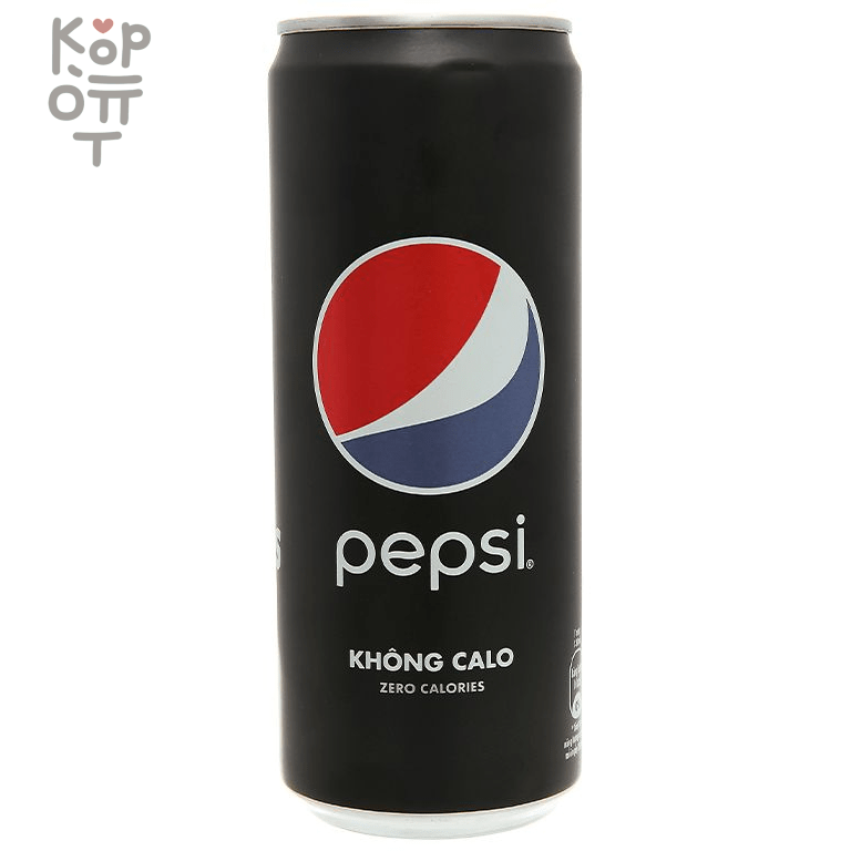Pepsi Zero Calories - Напиток безалкогольный газированный Пепси без калорий, Вьетнам 320мл. , купить с доставкой на дом фото 1 — Корейские товары для всей семьи(КорОпт) Pepsi Zero Calories - Напиток безалкогольный газированный Пепси без калорий, Вьетнам 320мл. , купить с доставкой на дом фото 1 — Корейские товары для всей семьи(КорОпт)