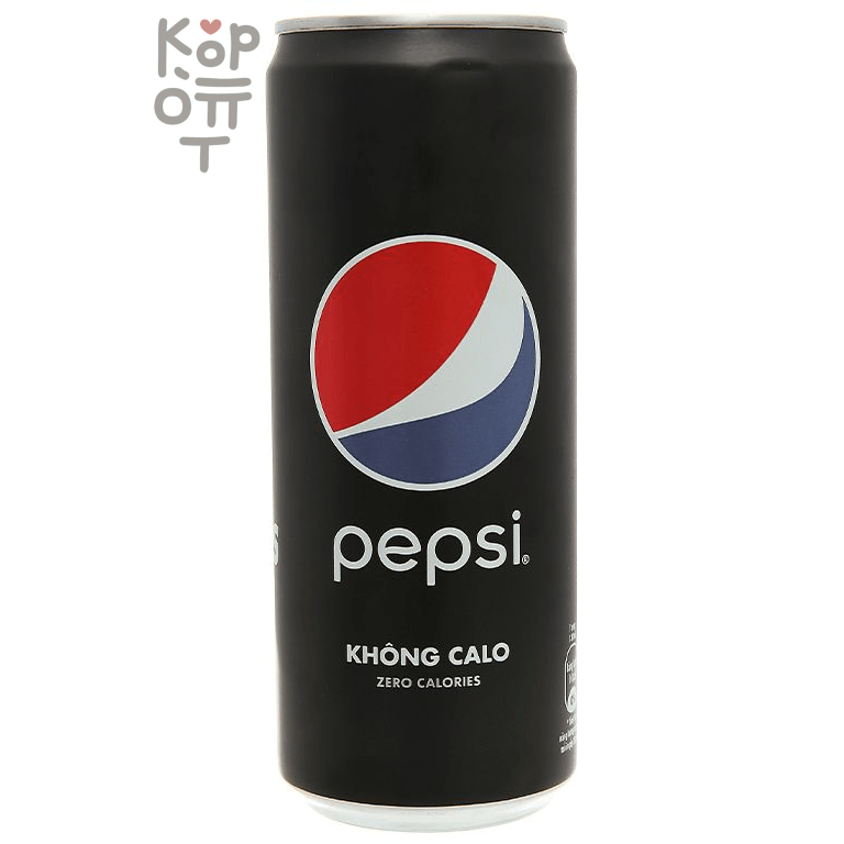 Pepsi Zero Calories - Напиток безалкогольный газированный Пепси без калорий, Вьетнам 320мл. 