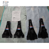 TERZO BASE FOOT EF27 - Упор базовый на желоб, черный 222.5 мм с ручной затяжкой, комплект 4шт.