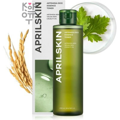 AprilSkin Artemisia Rice Essence Toner - Эссенциальный тонер с Полынью и Рисом 200мл.