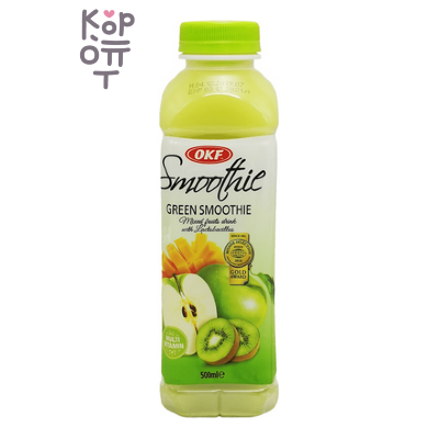OKF Smoothie GREEN - Напиток смузи, манго, зелёное яблоко, киви, 500 мл