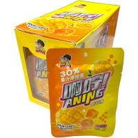 Мармелад Aning Sour Sugar Gummies с натуральным вкусом Клубники и кислым сахаром