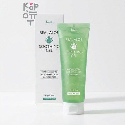 PrettySkin Soothing Gel Real Aloe - Гель увлажняющий для лица и тела с настоящим алоэ 250 гр