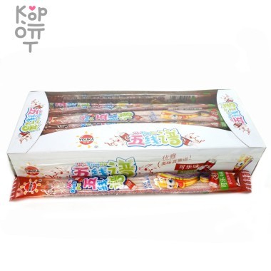 Жевательная конфета тянучка Youka со вкусом Колы — Корейские товары для всей семьи(КорОпт)