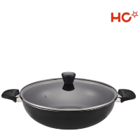 HappyCall Classic Titanium IH Wok Сковорода вок с крышкой, 32 см