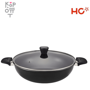 Вок Сковорода HappyCall Classic Titanium IH Wok с крышкой, 32см — Корейские товары для всей семьи(КорОпт)