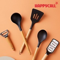 HappyCall Forest Овощечистка с деревянной ручкой, 16 × 7 см