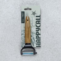 HappyCall Forest Овощечистка с деревянной ручкой, 16 × 7 см