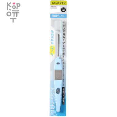 KISS YOU Ionic Toothbrush - Ионная зубная щетка компактная (мягкая) ручка + 1 головка &mdash; Корейские товары для всей семьи(КорОпт)