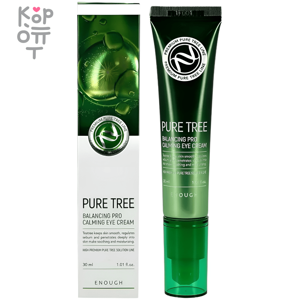 Enough Premium Pure Tree Eye Cream - Крем для кожи вокруг глаз c экстрактом  Чайного дерева 30мл. по цене 508 руб. в интернет магазине Корейские товары  для всей семьи(КорОпт)