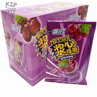 Жевательная конфета Boob, со вкусом Винограда — Корейские товары для всей семьи(КорОпт)
