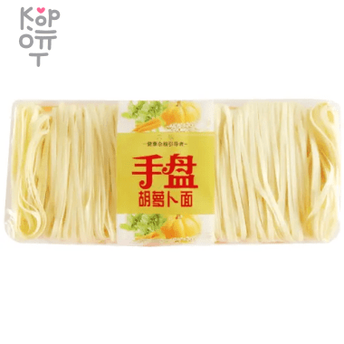 Лапша Морковная для варки San Lian, ручной работы, 400гр.  — Корейские товары для всей семьи(КорОпт)