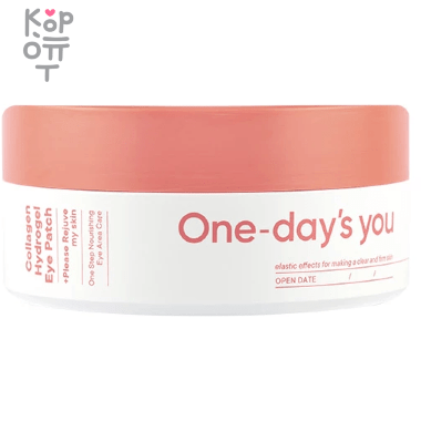ONE-DAY&#039;S YOU Collagen Hydrogel Eye Patch - Увлажняющие гидрогелевые патчи для глаз с Коллагеном 87гр. (60шт.)  — Корейские товары для всей семьи(КорОпт)