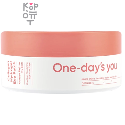 ONE-DAY'S YOU Collagen Hydrogel Eye Patch - Увлажняющие гидрогелевые патчи для глаз с Коллагеном 87гр. (60шт.) 