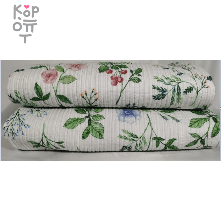 Одеяло Cherry Garden, двухсторонний принт(хлопок 100%) 457, купить с доставкой на дом фото 1 — Корейские товары для всей семьи(КорОпт)