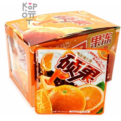 Жевательные конфеты Fruit Jelly с натуральным соком и вкусом Апельсина