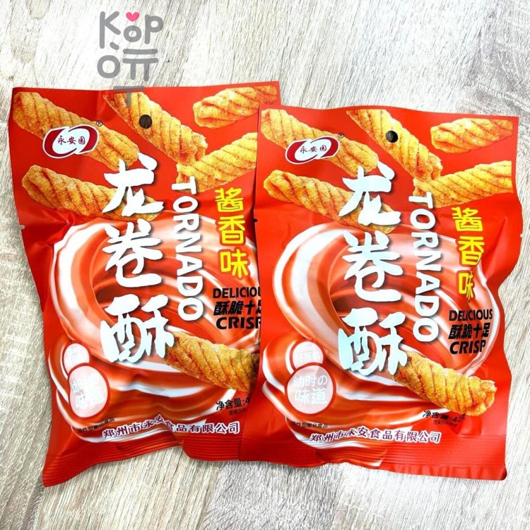 Чипсы Tornado Delicious Crisp - Огненный и хрустящий рулет Дракон, 42гр.