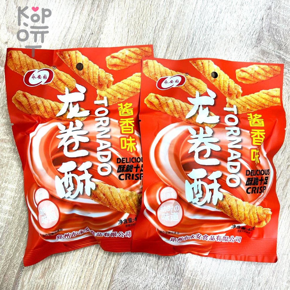 Чипсы Tornado Delicious Crisp - Огненный и хрустящий рулет Дракон, 42гр. фото 1 &mdash; Корейские товары для всей семьи(КорОпт)