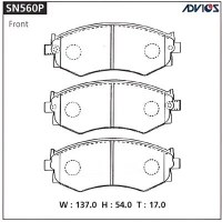 PF-2176/AN262/AN278/SN560P ADVICS - Тормозные колодки
