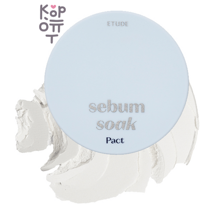 Etude Sebum Soak Pact - Пудра матирующая для жирной кожи лица, 9,5 г