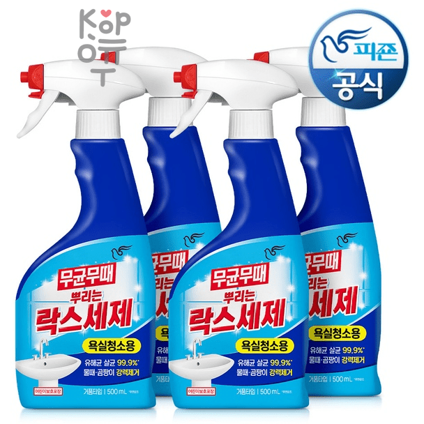 PIGEON Septic Radish Spray Detergent - Пенящееся чистящее средство для ванной комнаты с отбеливателем 500мл.