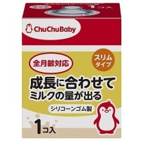 Chu Chu Baby Сменная силиконовая соска для бутылочки (с узким горлышком)